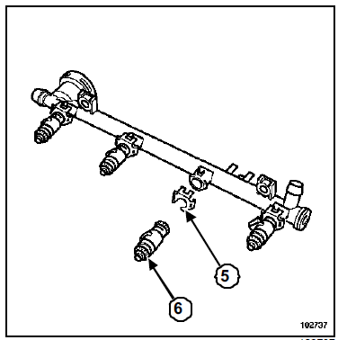 Rampe d'injection - Injecteurs