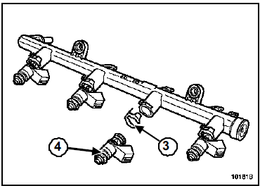 Rampe d'injection - Injecteurs