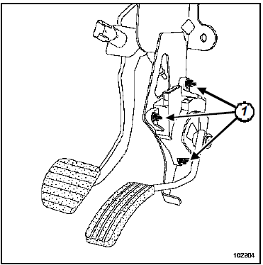 Potentiomètre de pédale d'accélérateur