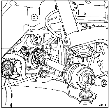 Boîte de vitesses automatique : Dépose - Repose