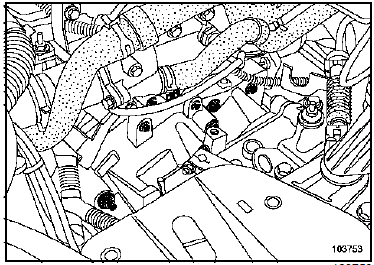 Boîte de vitesses automatique : Dépose - Repose