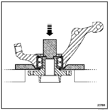 Roulement de porte-moyeu