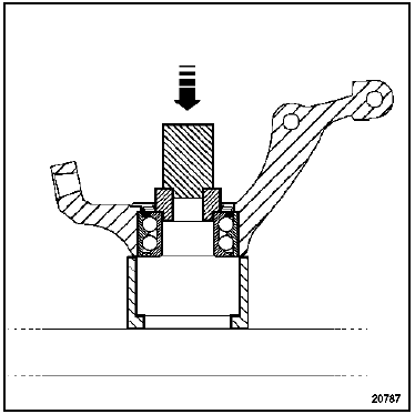 Roulement de porte-moyeu