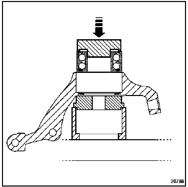 Roulement de porte-moyeu