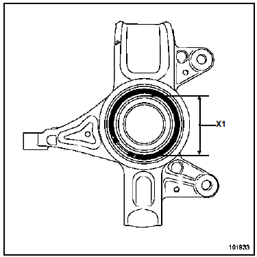 Roulement de porte-moyeu