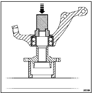 Roulement de porte-moyeu