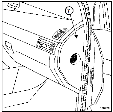 Conduit de distribution d'air avant