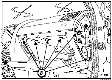 Conduit de distribution d'air avant