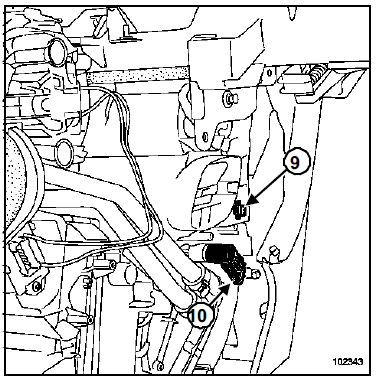 Câble de commande de mixage d'air